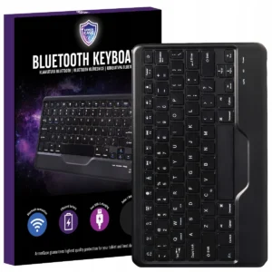 Klawiatura bezprzewodowa uniwersalna do tabletów telefonów laptopów - Apple Android Lenovo Samsung Huawei Xiaomi iPad iPhone - kompaktowa mobilna kompatybilna z wszystkimi urządzeniami z Bluetooth