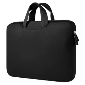 TORBA DO LAPTOPA Apple MacBook Air M2 13.6" Apple M TECZKA POKROWIEC Z UCHWYTEM LEKKA POJEMNA - Czarny