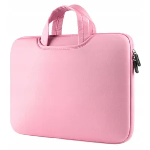 TORBA DO LAPTOPA Apple MacBook Air 13" Apple M3 TECZKA POKROWIEC Z UCHWYTEM LEKKA POJEMNA - Różowy