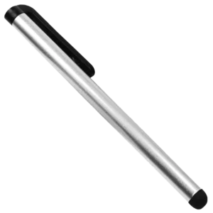Rysik do telefonu tabletu pojemnościowy pen stylus uniwersalny - Srebrny