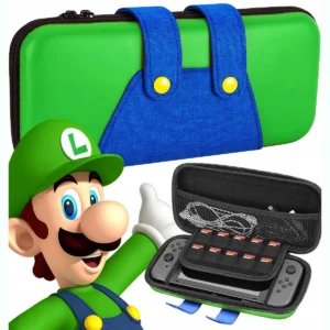 Pokrowiec pasujący do Nintendo Switch V1 V2 / OLED HAC-001 HAC-001-01 HEG-001 | mario - luigi