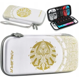Pokrowiec pasujący do Nintendo Switch V1 V2 / OLED HAC-001 HAC-001-01 HEG-001 | zelda - Bialy