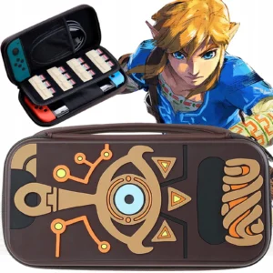 Pokrowiec pasujący do Nintendo Switch V1 V2 / OLED HAC-001 HAC-001-01 HEG-001 | zelda - Brazowy