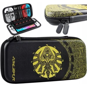 Pokrowiec pasujący do Nintendo Switch V1 V2 / OLED HAC-001 HAC-001-01 HEG-001 | zelda - Czarny