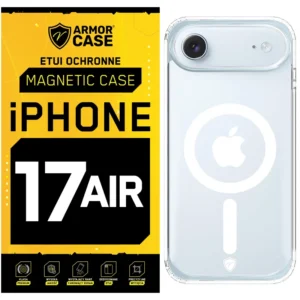 Etui MagSafe Magnetic Case do Apple iPhone 17 AIR ArmorCase obudowa - Przeźroczyste