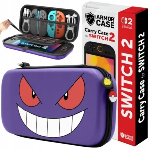 ETUI FUTERAŁ CASE WZMOCNIONY DO KONSOLI NINTENDO SWITCH 2 POKEMONY - Gengar