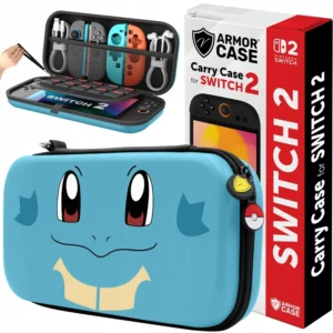 ETUI FUTERAŁ CASE WZMOCNIONY DO KONSOLI NINTENDO SWITCH 2 POKEMONY - Squirtle