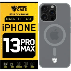 Etui MagSafe Magnetic Case do Apple iPhone 13 PRO MAX ArmorCase obudowa - Szary