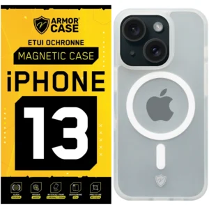 Etui MagSafe Magnetic Case do Apple iPhone 13 ArmorCase obudowa - Przeźroczysty