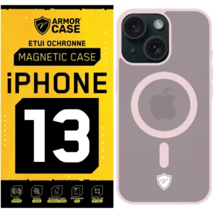 Etui MagSafe Magnetic Case do Apple iPhone 13 ArmorCase obudowa - Różowy