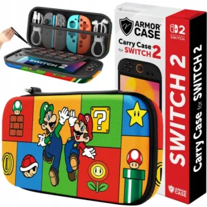 ETUI FUTERAŁ CASE WZMOCNIONY DO KONSOLI NINTENDO SWITCH 2 MARIO ZELDA KIRBY - Mario Luigi